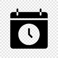 time, time zone, Date time icon svg