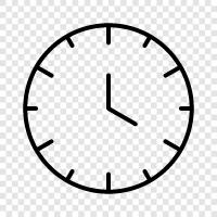 time, digital, alarm, time zone icon svg