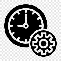 time, date, time zone, alarm clock icon svg