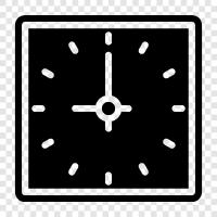 time, watch, digital, analog icon svg