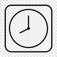 time, time zone, watch, clock icon svg