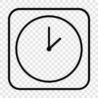 time, time zones, clock, digital clock icon svg