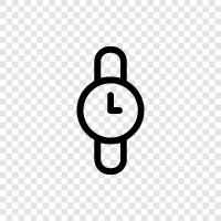 time, timekeeper, watchband, watch face icon svg