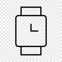 time, watch, time zone, watch band icon svg