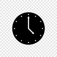 time, alarm, digital, analog icon svg