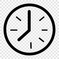 time, alarm, watch, digital icon svg