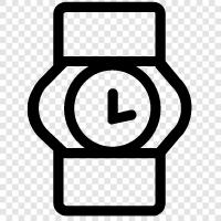 time, watch, wristwatch, timepiece icon svg