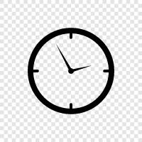 time, watch, timepiece, wall clock icon svg