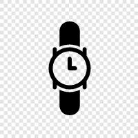 time, timepiece, wristwatch, quartz icon svg