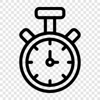 time, timer, stopwatch app, timer app icon svg