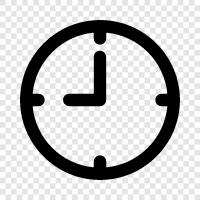 Zeit, Uhr, Zeitmesser, Zeitzone symbol