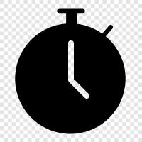 Zeit, Timer, Stoppuhr App, Timer App symbol