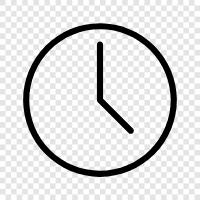 time, hour, minute, second icon svg