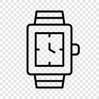 time, wristwatch, timepiece, chronograph icon svg
