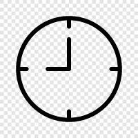 Zeit, Uhr, Zeitmesser, Timer symbol