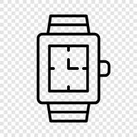time, wristwatch, digital watch, quartz watch icon svg