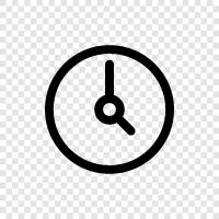 time, time zone, alarm clock, digital clock icon svg