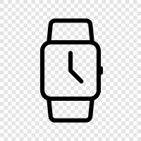 time, wristwatch, clock, watchband icon svg