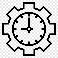 time, watch, alarm, digital icon svg