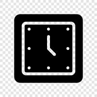 time, date, alarm, 24 hour clock icon svg