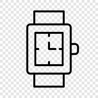 time, time zone, watchOS, watch face icon svg