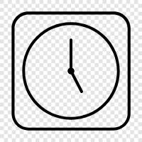 time, time zone, clock, digital clock icon svg