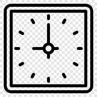 time, analog, digital, alarm icon svg