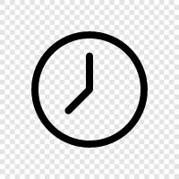 time, time zone, alarm clock, digital clock icon svg