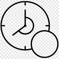 Zeit, Zeitzone, Wecker, Digitaluhr symbol