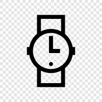 time, watch, wristwatch, digital watch icon svg