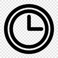 Zeit, Zeitzone, Wecker, Digitaluhr symbol