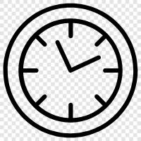 time, digital, analog, alarm icon svg