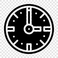 time, alarm, digital, Analog icon svg