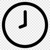 Zeit, Timer, Alarm, Stoppuhr symbol