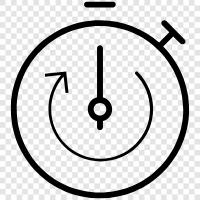 time, stopwatch, countdown, bell icon svg