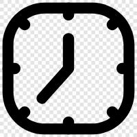 time, analog, digital, Clock icon svg