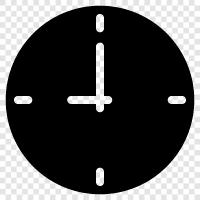 time, alarm, digital, watch icon svg