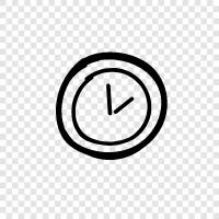 time, digital, analog, alarm icon svg