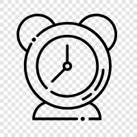 time, watch, battery, alarm icon svg