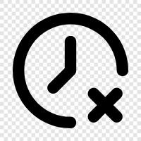 time limit, deadline, expiration, cancellation time icon svg