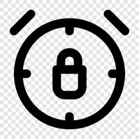 time locked, time out, break time, break room icon svg