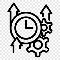 Time management, Time management techniques, Time management tips, Time management Worksheet icon svg