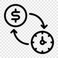 time management, money management, time management tips, time management skills icon svg