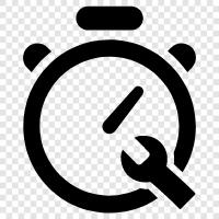 time management, goal setting, time tracking, productivity tools icon svg