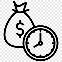 zaman yönetimi, zaman yönetimi ipuçları, zaman yönetimi stratejileri, zaman paradır ikon svg