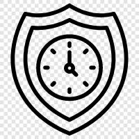 zaman yönetimi, zaman yönetimi ipuçları, zaman yönetimi yazılımı, zaman koruması ikon svg