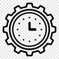 time management tips, time management techniques, time management methods, time management system icon svg