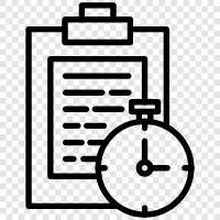 zaman yönetimi ipuçları, zaman yönetimi sistemi, zaman yönetimi yazılımı, zaman yönetimi teknikleri ikon svg