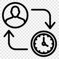 Наводки по управлению временем, программное обеспечение по управлению временем, советы по управлению временем для учащихся, время Значок svg