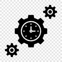 zaman yönetimi ipuçları, zaman yönetimi teknikleri, zaman, zaman yönetimi ikon svg
